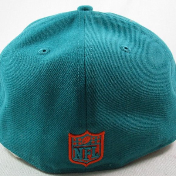 New Era Miami Dolphins NFL Embroidered Green Ball Cap Hat, Size 7-1/4 - Picture 6 of 6